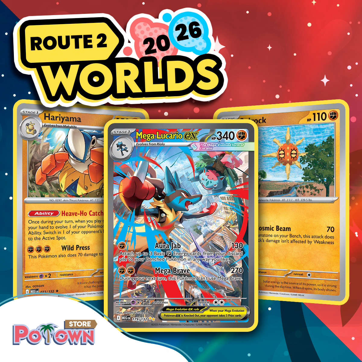 potown_store's tweet photo. Alola Trainers! π΄ Lace up your gloves π₯ Mega Lucario steps into the ring in this Route 2 Worlds! π₯. Power up Lucario and start swinging! π₯ But watch out! π Psychic PokΓ©mon can stop it dead in its tracks.ποΈ
Find yours in MEG codes π https://t.co/TP2LGeypSb
#potownstore https://t.co/F6yB0j9X5D