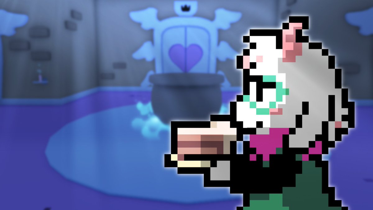 Prophecy_prince's tweet photo. [ ( * Ralsei offers the reader a cake to take with them on their scrolling journey. ) ] https://t.co/tuizawtmoG
