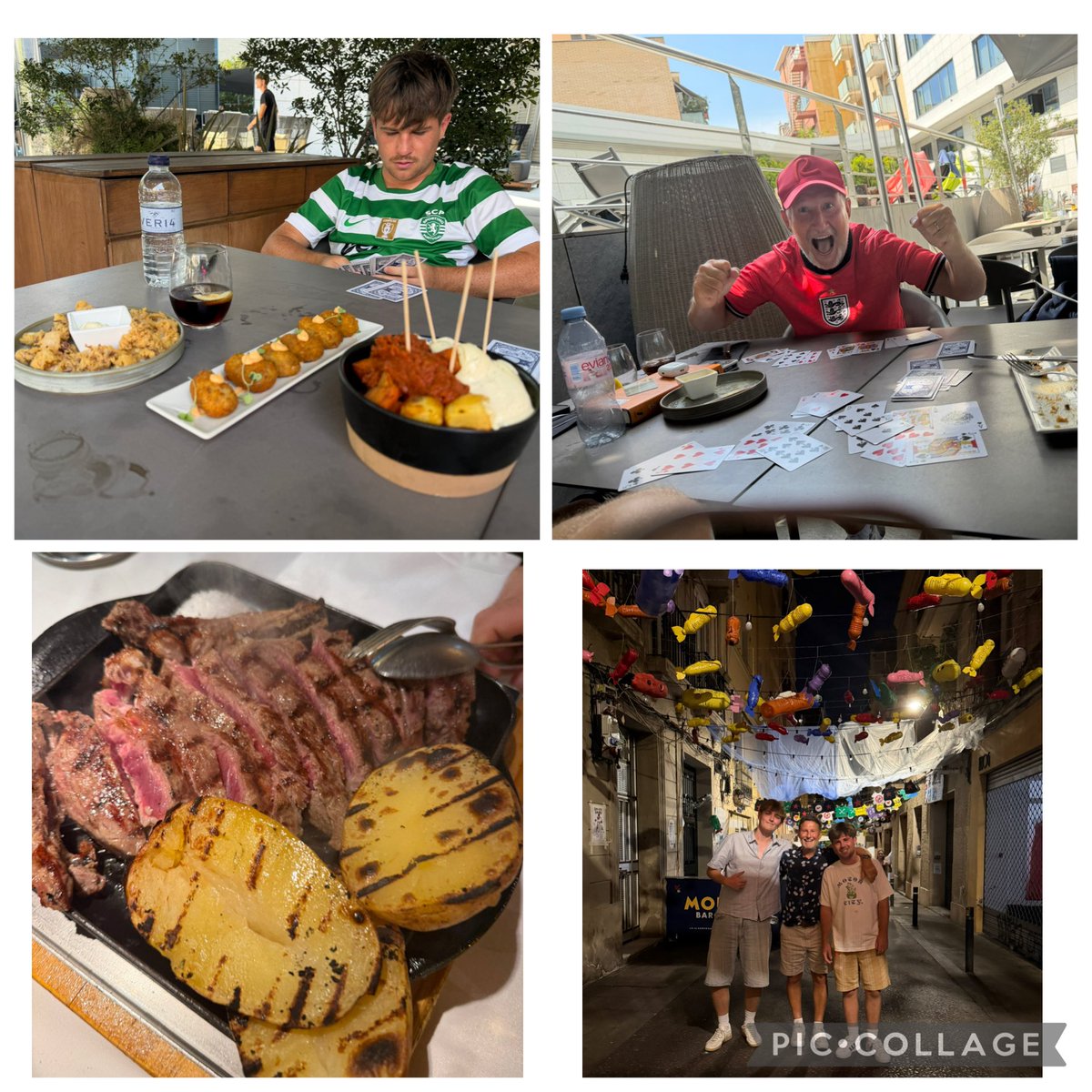 leeavy's tweet photo. Coolered in the Poker, but by Christ it was a Belter in Barca making Memories with the Young Guns β₯οΈ
The @MoritzBarcelona Brewery/Restaurant was outstanding ππ»
And @golfelprat was Stunning & Brutal in equal measure! β₯οΈποΈββοΈ
#HavingFunWalkingOnHands
#CancerCanDoOne πͺ https://t.co/DJV7j2HseX