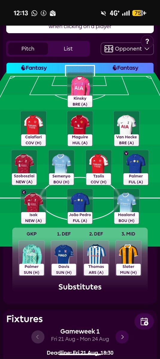 JasonTalksFPL's tweet photo. @FPLGOAT7 As a Liverpool fan, he's a must for me! Only question is whether to take the hit on Bruno. Leaning towards Palmer and Semenyo https://t.co/oZkLafu2x6