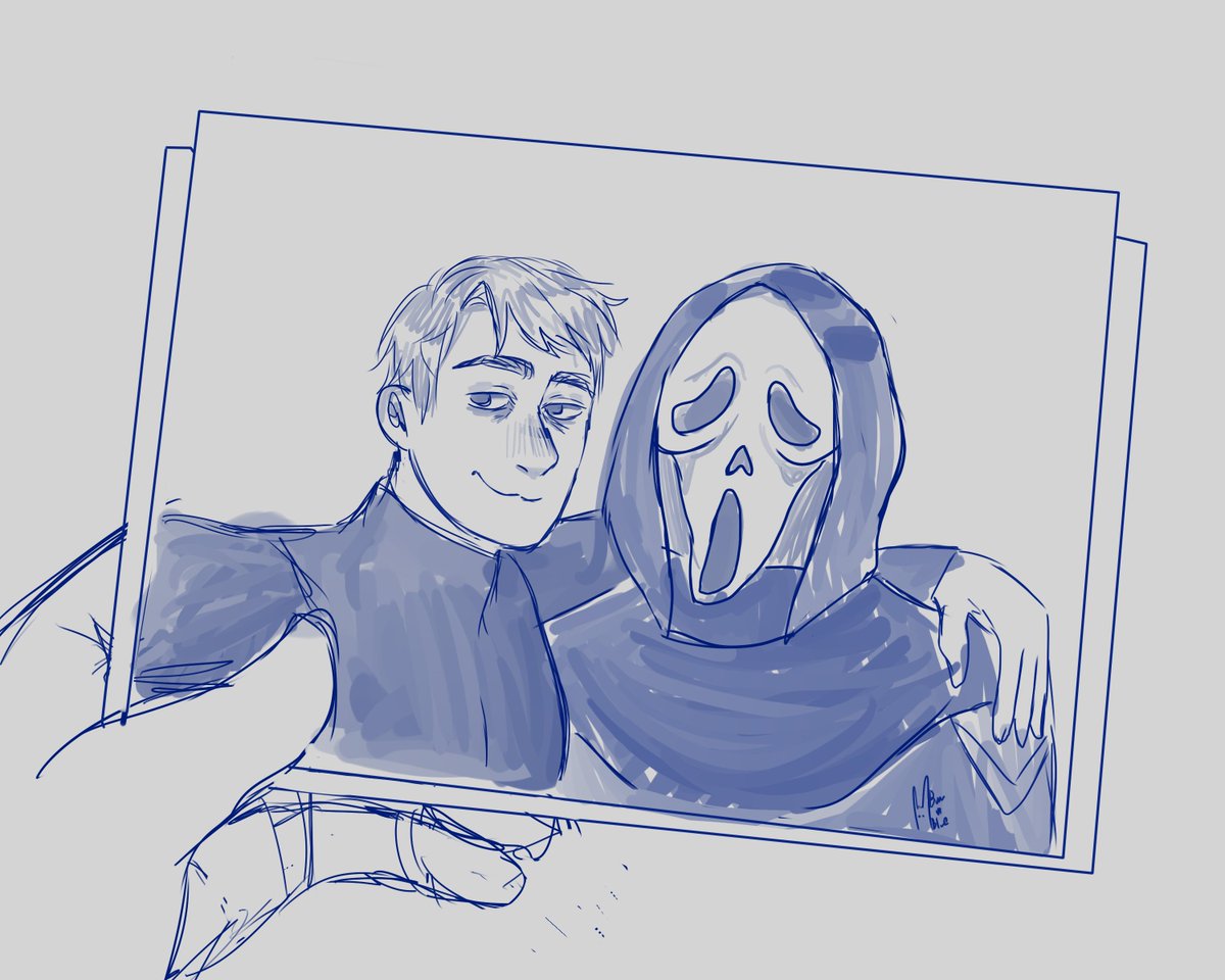 timhortons666's tweet photo. This damn joke flops on Tumblr, I hope it does better here 😭
#deadbydaylight #dannyjohnson #jedolsen #ghostface https://t.co/Idajuq5Knt