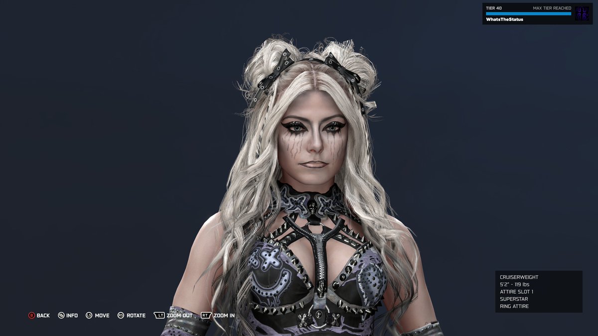 WhatsTheStatus's tweet photo. Closer look at @AlexaBliss_WWE new Wrestlemania 42 Model! https://t.co/7MFr53zrv3