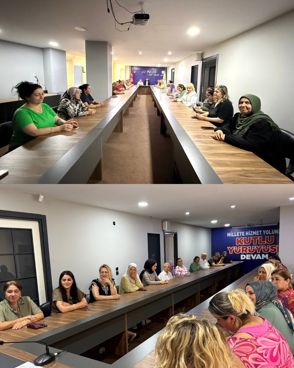 akincemal's tweet photo. AK Parti teşkilatları; aynı davanın heyecanını, aynı hedefin umudunu taşıyan büyük bir ailedir.

İlçe Kadın Kollarımızın haftalık olağan Yönetim Kurulu Toplantısı’na katılarak AK Kadınlarımızla bir araya geldik.

Samimi bir atmosferde; teşkilat çalışmalarımızı, sahadaki faaliyetlerimizi ve önümüzdeki döneme dair hedeflerimizi istişare ettik.

AK Kadınlarımızın gayreti, fedakârlığı ve güçlü teşkilat ruhu; davamızın en önemli güçlerinden biridir.

Türkiye Yüzyılı hedeflerimiz doğrultusunda, hep birlikte daha güçlü yarınlara…

@omerrcelik @abuyukgumus @avmustafaozkan @KaramikSunay @abdullahdogru01 @farukaytek
