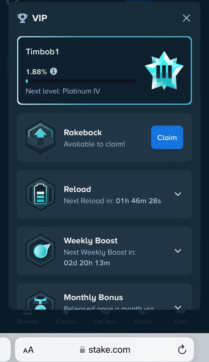 itstimbob's tweet photo. Told Yall Leave Post Notifications On!

Just Ranked Up To PLAT 3 @Stake So Im Getting $25.27 Reload Bonus For Another 25 Days

That Being Said Ill Be Tipping EVERYDAY To The Comments Below👇🏻

Tipping 2 Winners Everyday To Split It With Me

@StakeEddie Match Me?

RT / Likes / Comment / Quotes All Counts As Extra Entries
(DOUBLE $ If Your Under Code Timbob1)