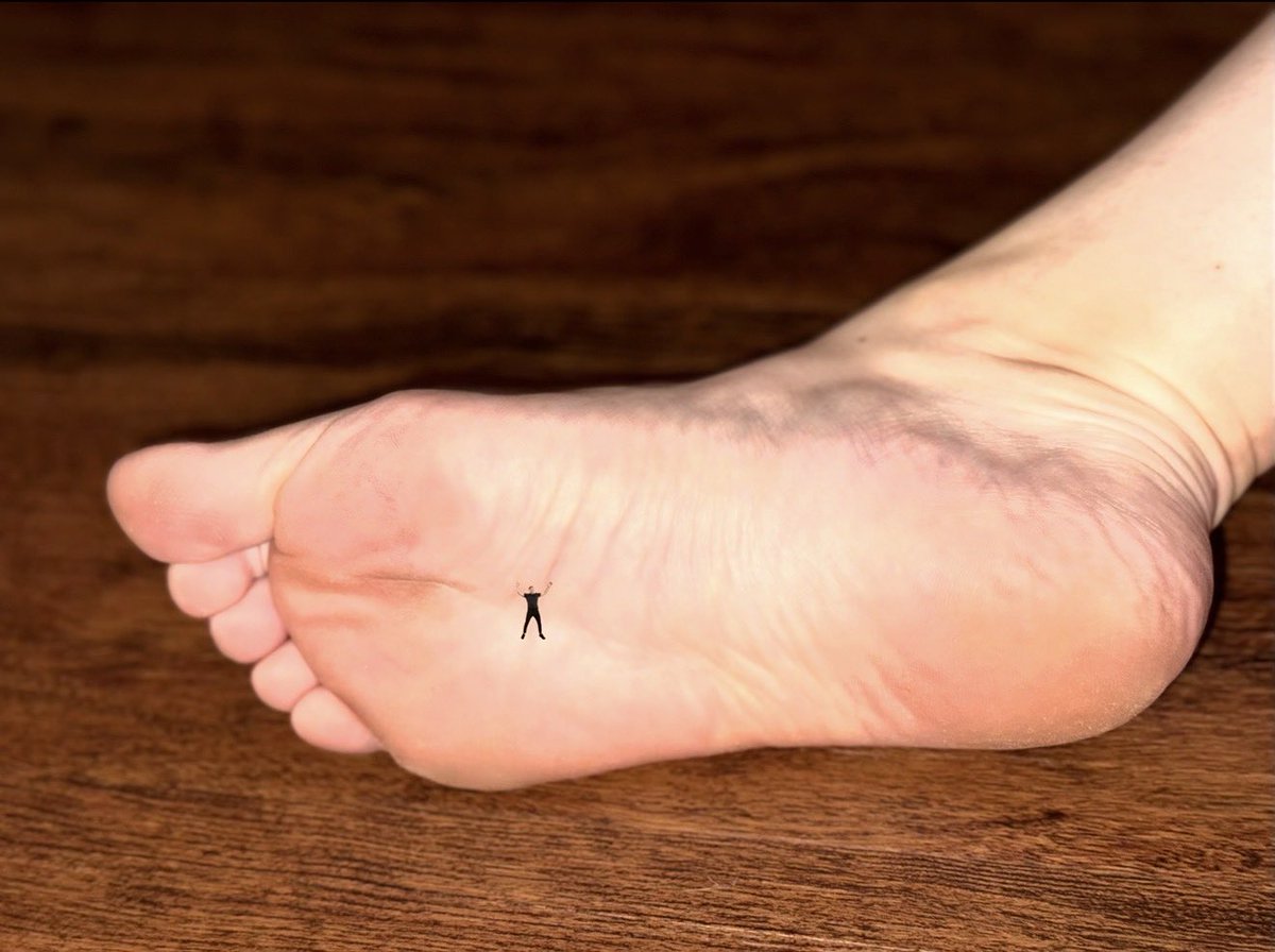 GoddessAboveYou's tweet photo. I don’t always watch where I step… especially when you’re beneath my feet 🦶🏻 #goddess #giantess #footfetısh #feetfetısh #feetworshi̇p #femdom https://t.co/YxxyEKI2pA