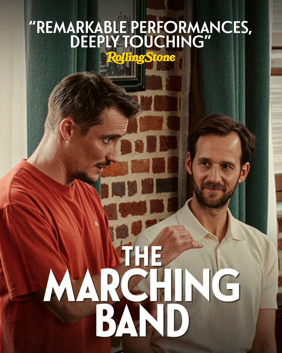 Greenwich_Ent's tweet photo. Long-lost brothers reconnect in Emmanuel Courcol's winning French comedy THE MARCHING BAND, a feel-good tale of art and kinship. Opens @AngelikaFilmNY this Friday!

Buy Tickets 🎟️ https://t.co/fvJN9g3A9b https://t.co/tpr3d1HvfN