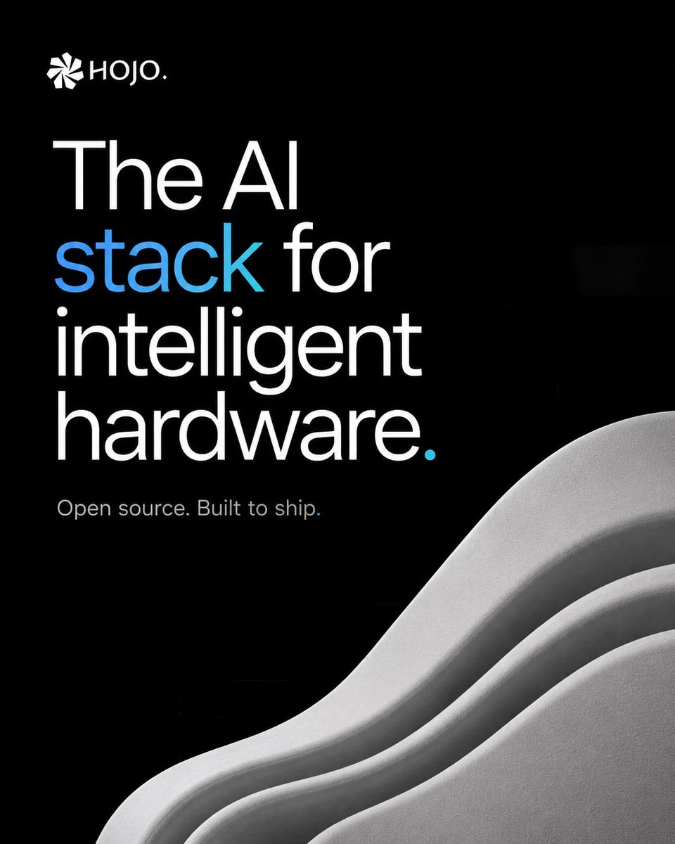 hojoHQ's tweet photo. Build and ship agentic devices with one AI stack.

Hojo gives edge AI developers everything from Models and Memory to Agent Runtime and Device Access.

Make real devices listen, remember, reason and act.

GitHub: https://t.co/q8H1krjyVr
Hugging Face: https://t.co/g38ngfwz1n https://t.co/mPzpt1LISr