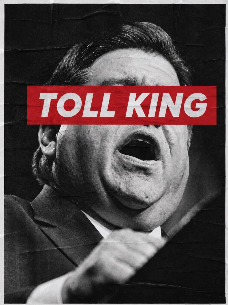 DarrenBaileyIL's tweet photo. It’s official.

The largest toll hike in state history. 

Courtesy of JB Pritzker. https://t.co/zibj9P2wZh