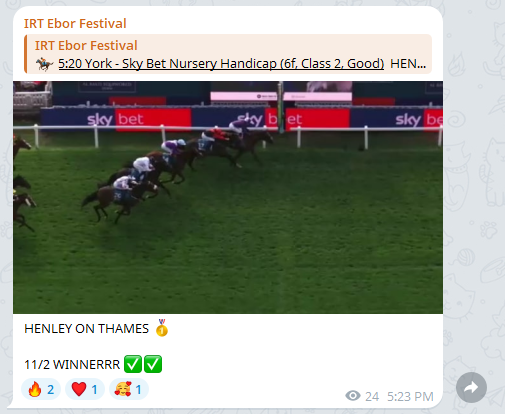 RacingPointTips's tweet photo. 🔥 EBOR FESTIVAL - DAY 1 🔥

💰 25+ UNITS PROFIT

🏇 Air Force One 17/2 🥇
🏇 Haffner 13/8 🥇
🏇 Item 11/1 🥇
🏇 Henley On Thames 11/2 🥇
💥 Baker Blue 22/1 PLACE PROFIT
💥 Manatee Mehmas 10/1 PLACE PROFIT

What a start to Ebor Festival 🔥🏆 https://t.co/zsYAAOZKNy