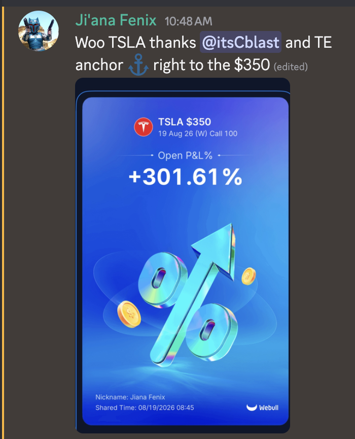 itsCblast's tweet photo. Best part about seeing all these gains? 

Members are already hitting the beach before 11AM after catching 300%+ moves across multiple tickers. 
$TSLA $COIN $AAPL https://t.co/S98IDYLFnL