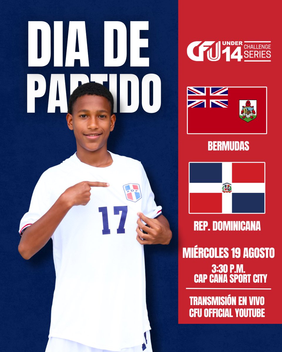 sedofutbol's tweet photo. ¡DÍA DE PARTIDO! 🙌🏻🇩🇴⚽️
#Bermudas 🆚 #RepDominicana https://t.co/Qqv6SmA6BS