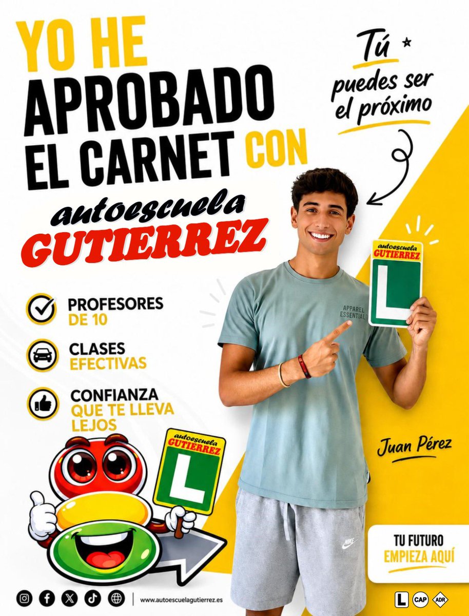 AEGUTIERREZ's tweet photo. Disfrutando de nuestros aprobados que han sido a la primera!!!
Recuerda que tú puede ser el siguiente anímate!!
#plasencia #ahigal #autoescuelagutierrez #vallejerte #tucarnetalaprimera https://t.co/Geg2wBB6oS