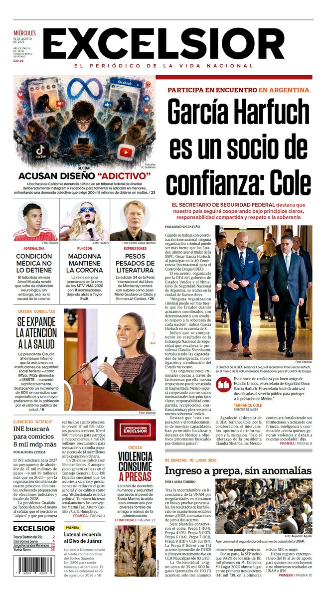 ZedaComunic's tweet photo. 19 ago #PrimeraPlana
@Excelsior https://t.co/cEBdpjlokG
