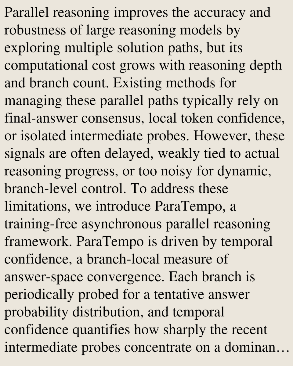 ParaTempo: Efficient Parallel Reasoning via Temporal ...