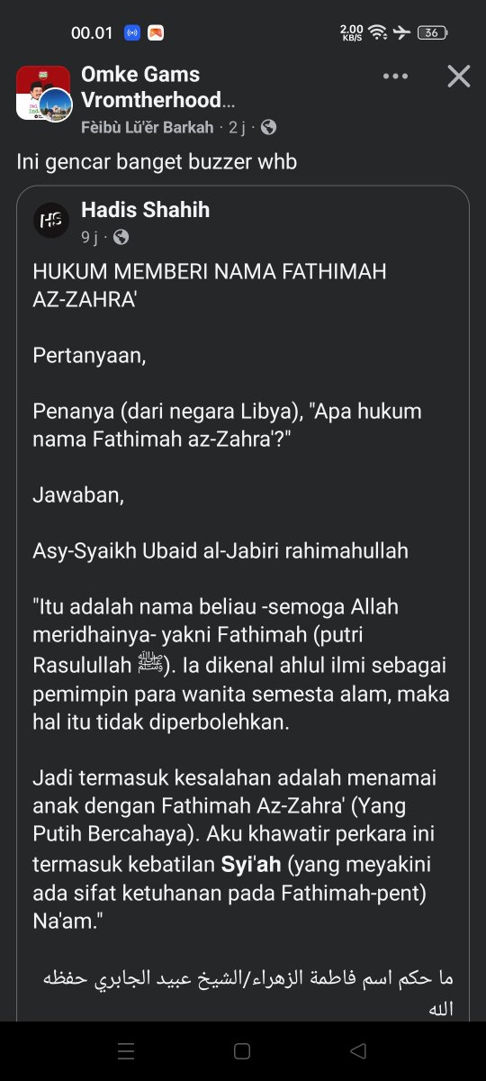 emazyer's tweet photo. @awaaannnn__ di Facebook buzzer nya parah bgt wok😭🙏 https://t.co/lijS22MW99