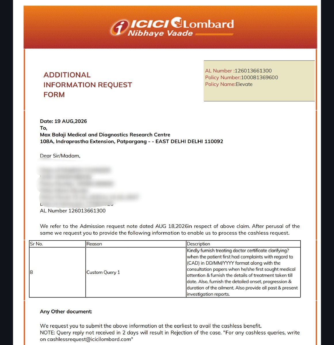 pallavi_0595's tweet photo. I don't think this is the best time for you to play these office-office games. My father's life is at stake here and I'm not asking you to “help” me, but just to do what's you are supposed to do as an insurer. Please just do that.
@irdaindia https://t.co/99sWSev7Q9