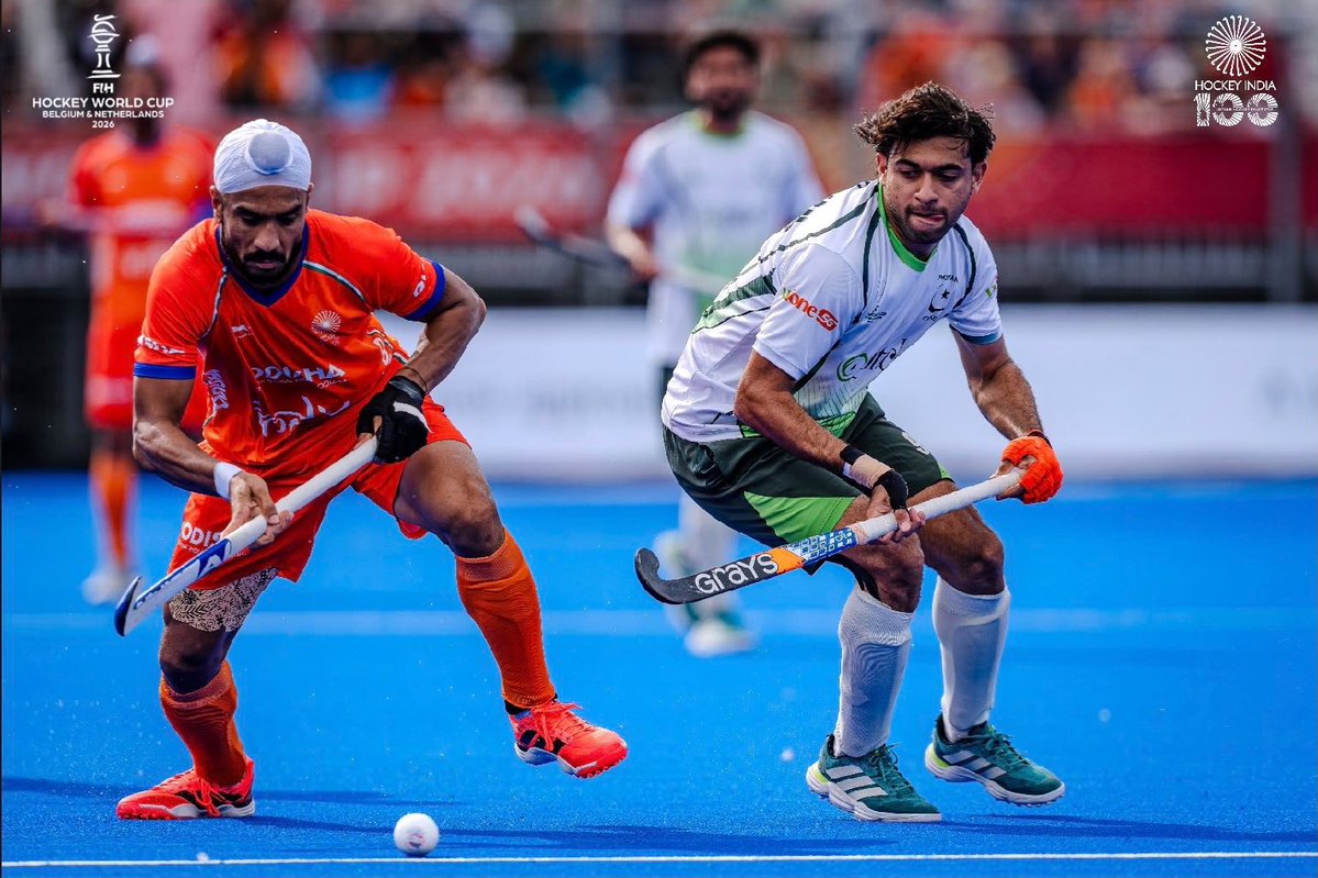 AmitShah's tweet photo. Congratulations to Team India for defeating Pakistan in today’s match at the Hockey World Cup 2026.

With spectacular command of the game and thrilling sporting skills, you have upheld India’s decade-long dominance.
My best wishes for the matches to come.
#INDvsPAK https://t.co/auW180MIeg