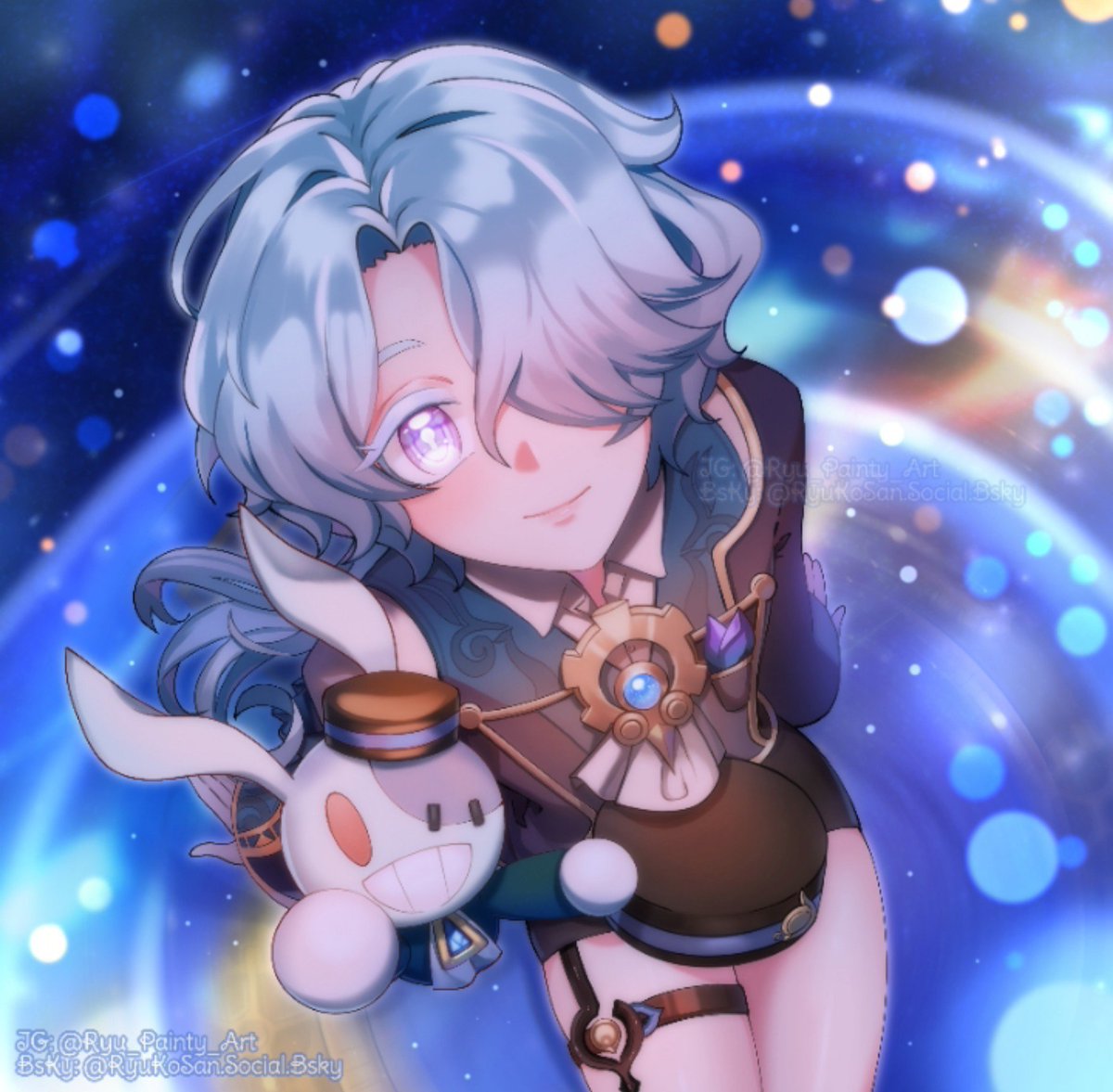Ryu_RKS's tweet photo. 🐰"Mira, el Expreso sigue su camino... ¿Ven las estrellas desde allá arriba? Nosotros también estamos viajando, a nuestra propia manera."

---
Un dibujo que terminé de Misha el año pasado! Sigo orgulloso de este dibujo.

#MishaHSR #HonkaiStarRail #Fanart #ArtistOnTwitter https://t.co/4QeHIjAqKm