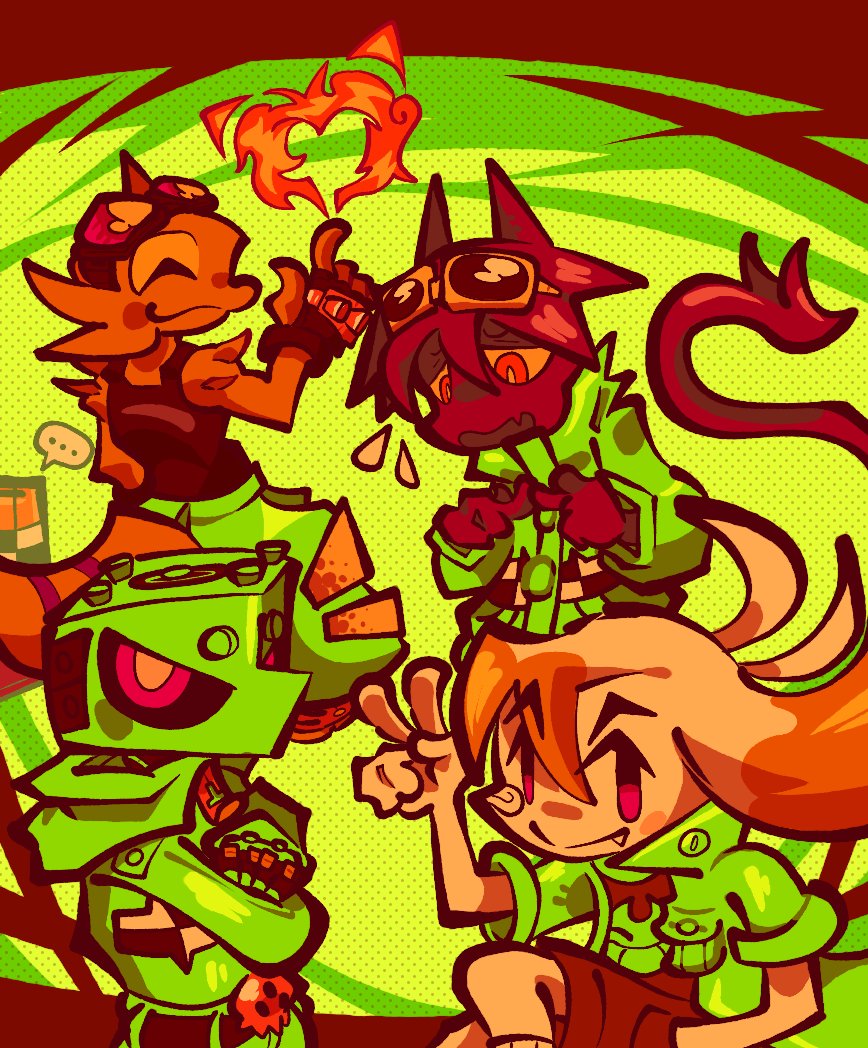 Gekkitopng's tweet photo. Green guys 🐇🤖⛽🦎 https://t.co/9vSVTO6MOS