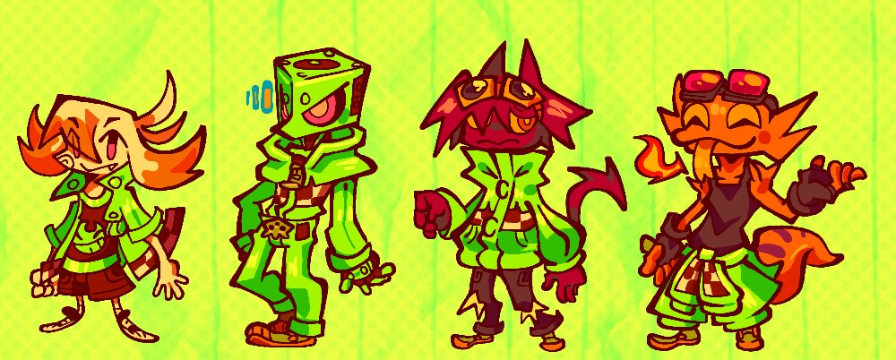 Gekkitopng's tweet photo. Green guys 🐇🤖⛽🦎 https://t.co/9vSVTO6MOS