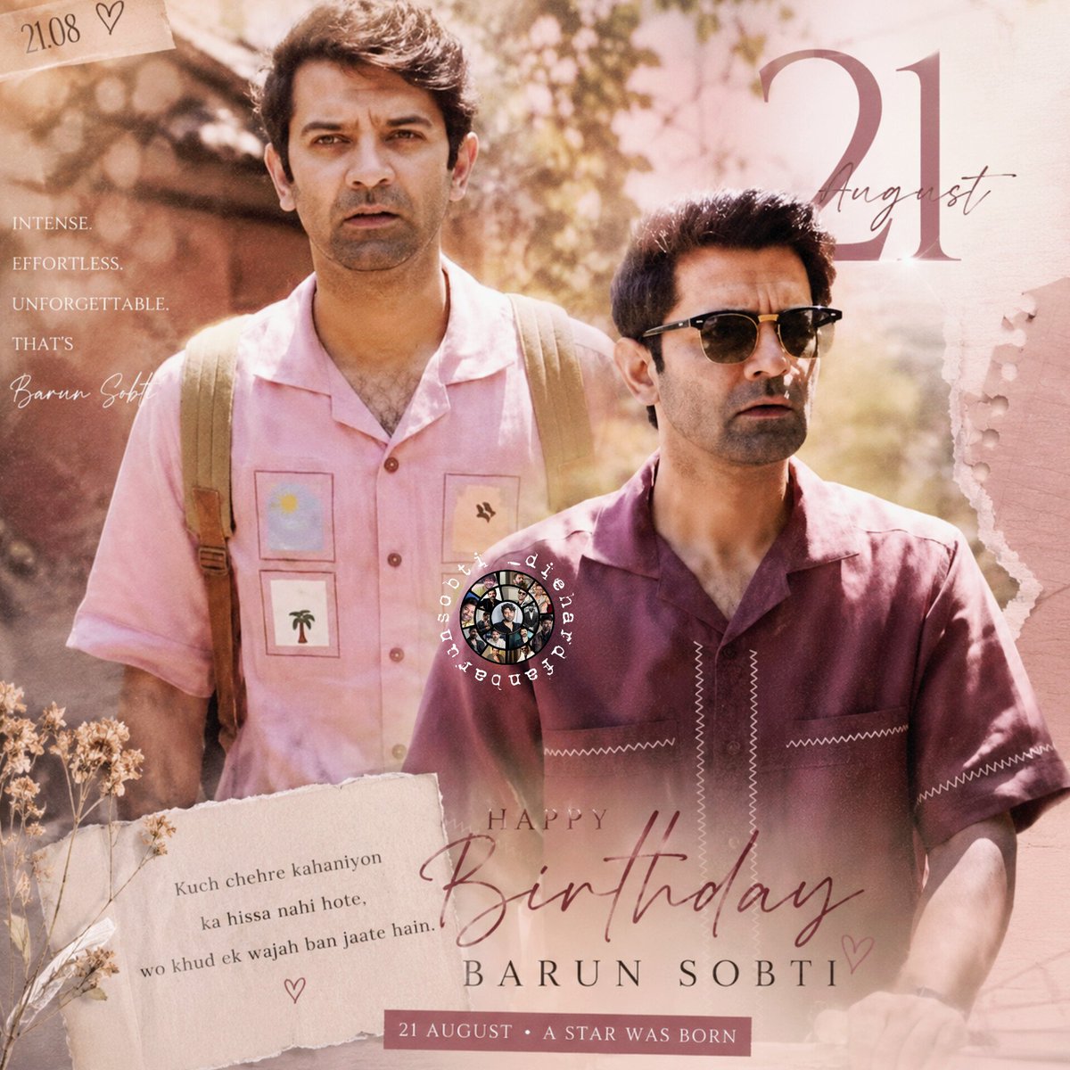 PoonamS29240348's tweet photo. Celebrating the man whose smile feels timeless, whose talent speaks for itself &amp; whose presence makes every character unforgettable.
Here’s to another year of brilliance, happiness and everything beautiful  
21 August — your day, your magic. 🥂
#BarunSobti #Avi @BarunSobtiSays https://t.co/WTfoiRcvGQ