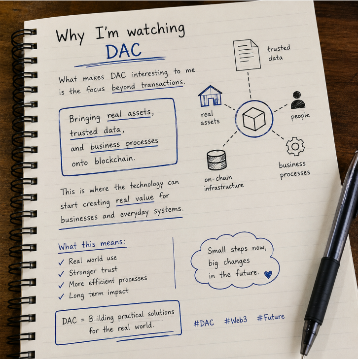 xebecjones's tweet photo. Blockchain becomes more useful when real assets, trusted data, and everyday business processes can move on-chain. DAC is building infrastructure focused on making that transition more practical, secure, and ready for real-world adoption.
@dac_chain 
#DAC #Blockchain #Web3 https://t.co/x3Gg62GDVY