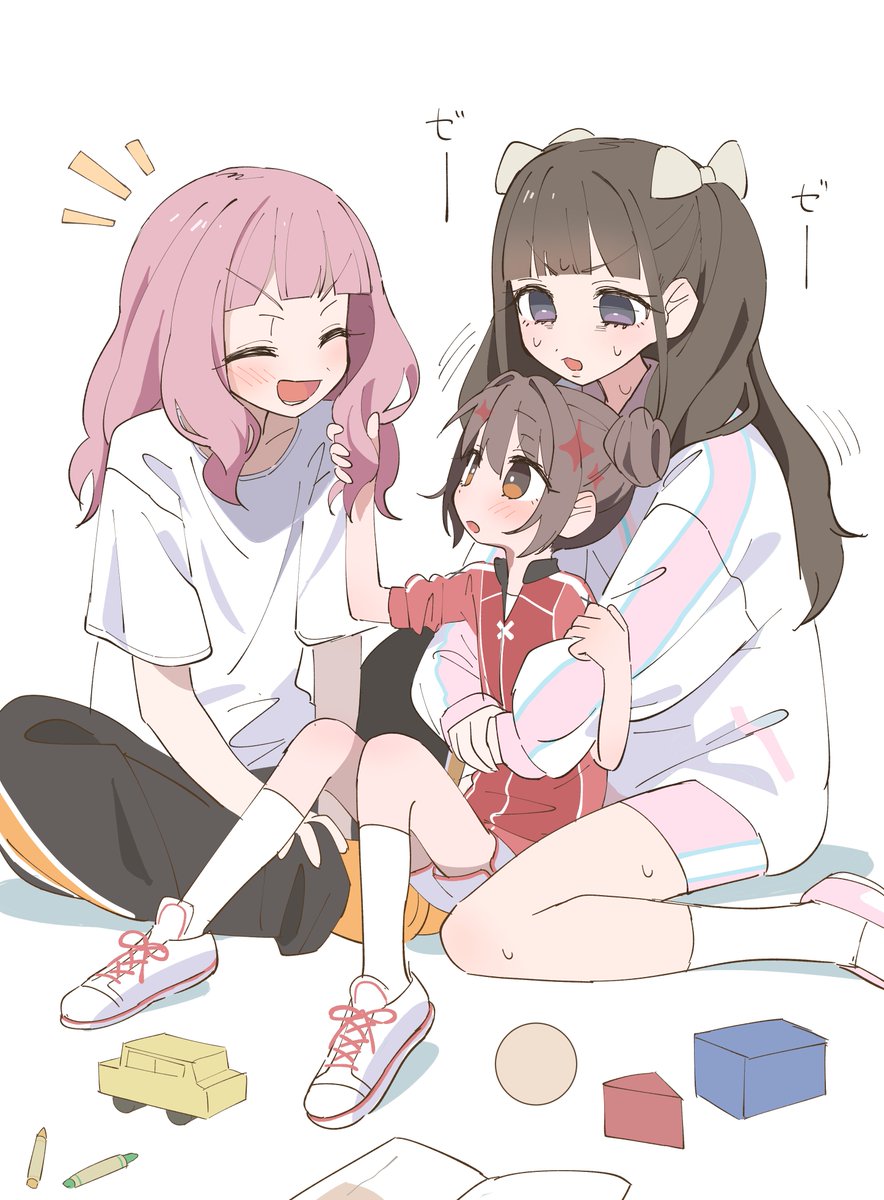 saku_sakup_saku's tweet photo. ヒカリお姉ちゃんがいる時はおとなしい 
#絵ガハピ https://t.co/iE9ENOMbdY