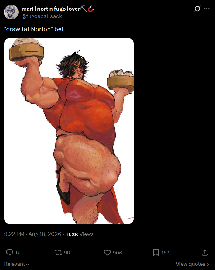 kujoukan's tweet photo. you straight up didn't draw this though https://t.co/HbW1Qd5l6y