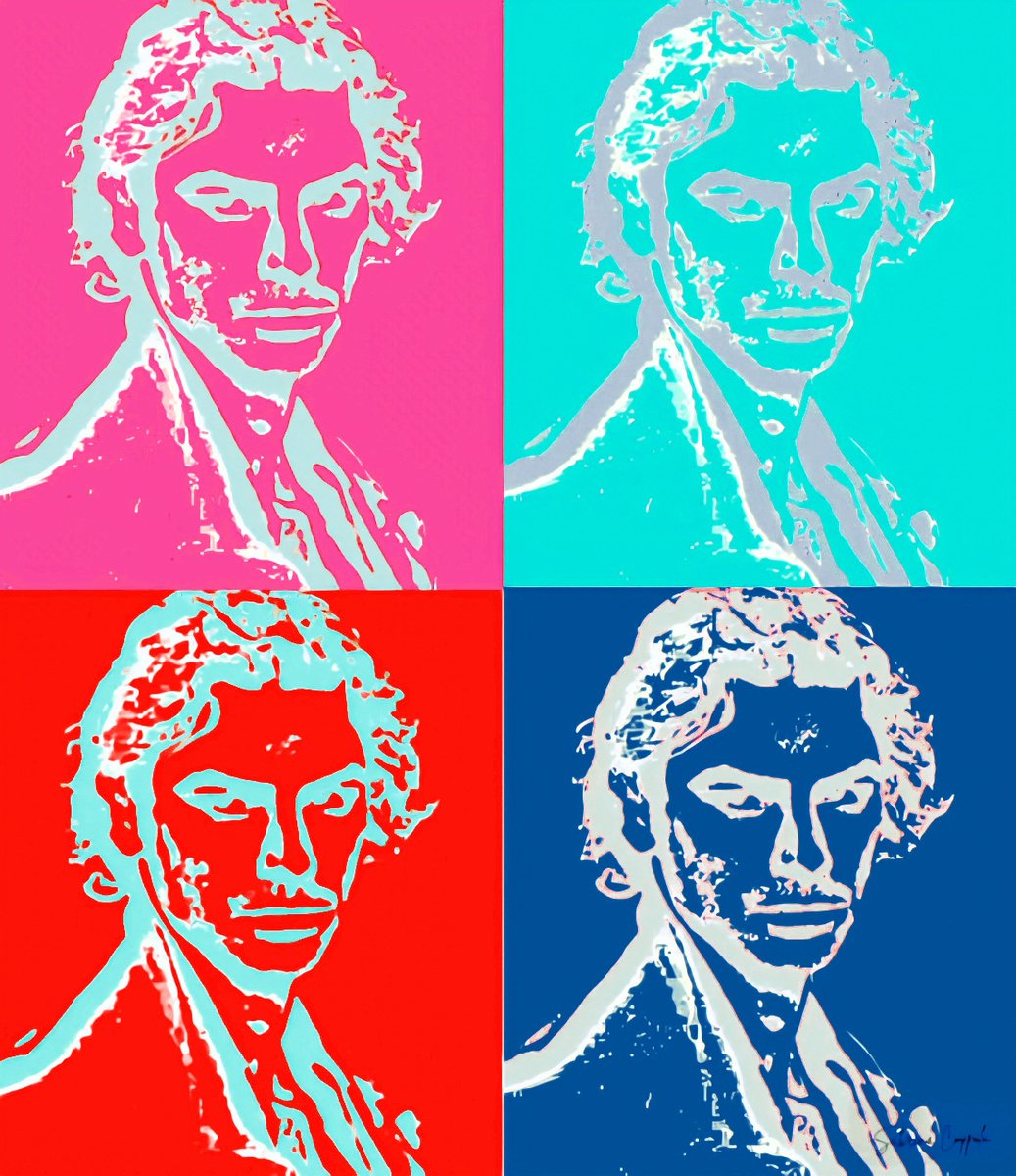 SabrinaC12443's tweet photo. #PopArt #PopArtStyle
#AidenTurner #PortraitArt #ModernPortrait #AndyWarholStyle
#VibrantArt #ColorfulArt https://t.co/SVFj8IP2BC
