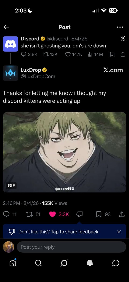 Kingofcurses33's tweet photo. Just saw this when I was scrolling my feed https://t.co/EF3cILVLkI