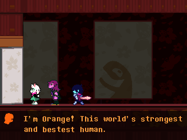 UT_Characters2's tweet photo. Today's #deltarune character of the day is Orange! https://t.co/mWRTvQeBPB