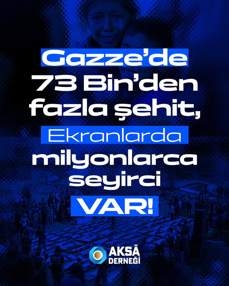 aksadernegi's tweet photo. Gazze'de gerçekten ateşkes VAR mı?

DOĞRUSU:

Gazze'de 73 binden fazla şehit, ekranlarda milyonlarca seyirci VAR! https://t.co/HhytBD6XiC