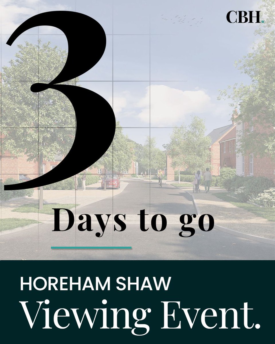 CustomBuildUK's tweet photo. 3 days to go 🏡

There’s still time to book your appointment for the Horeham Shaw this Saturday.

Come and walk the available plots, explore the approved house designs and speak with our team about how you could create a home designed around you.

https://t.co/xTxNsRNhkA https://t.co/OXAC5bgK70