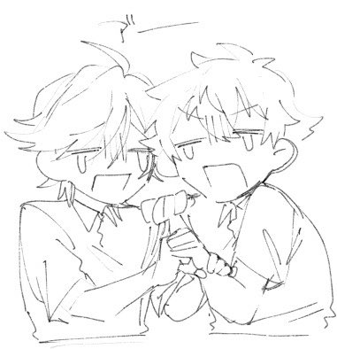 z1wsc's tweet photo. 蔵謙ずっとイチャついててほしいの絵 https://t.co/i41SzdacI3