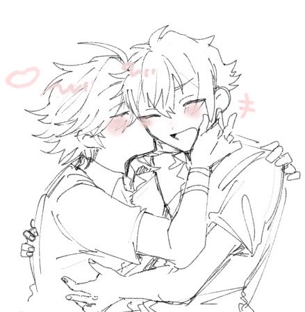 z1wsc's tweet photo. 蔵謙ずっとイチャついててほしいの絵 https://t.co/i41SzdacI3