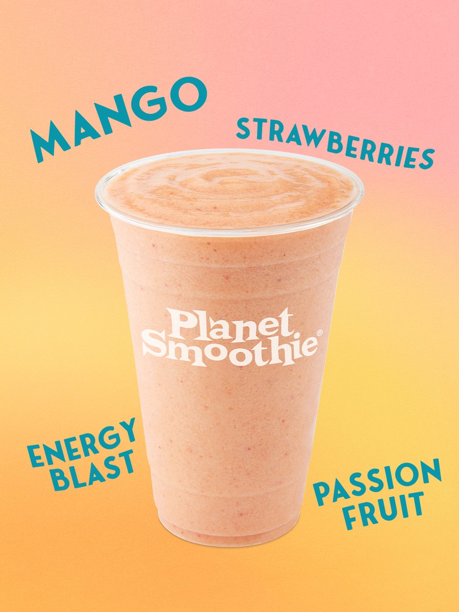 PlanetSmoothie's tweet photo. Looking for an energy boost? Try Mango Passion, which doubles as a tropical mid-day escape! 🥭😎

Sip, escape and earn when you join Planet VIP! 📲✨ https://t.co/VsklSqPIa4