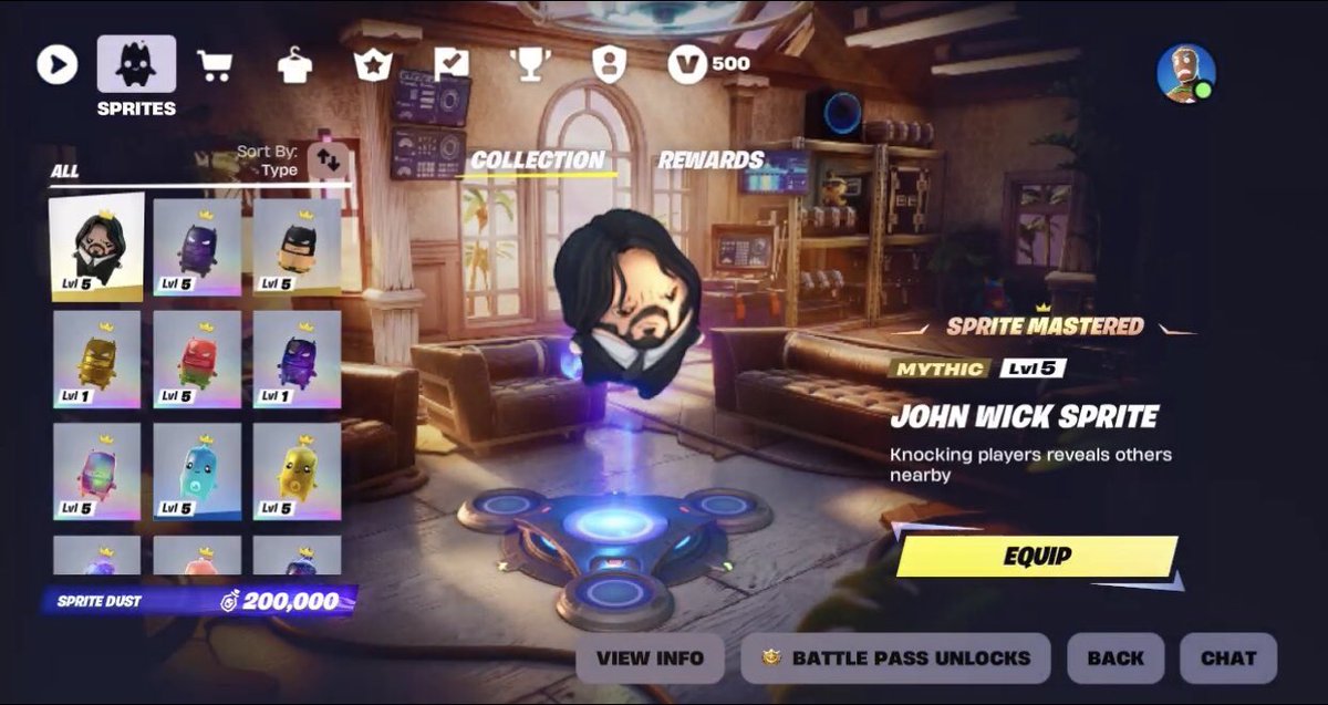 notme45699's tweet photo. @FortniteStatus i have mastered and collected all 117 sprites but some styles on the mastery pod isn’t showing up https://t.co/hS6y5AnGdY