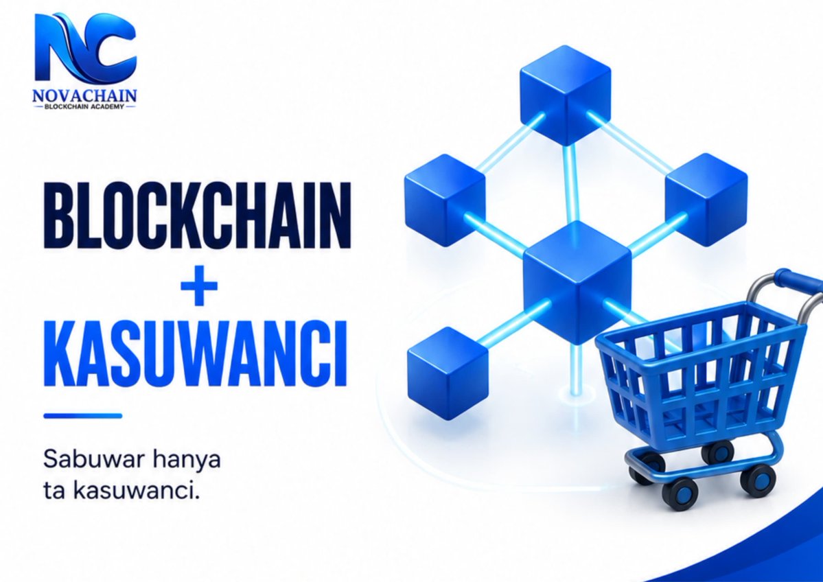 NovaAcademy01's tweet photo. 🛒⛓️ BLOCKCHAIN + KASUWANCI

Shin ka taɓa tunanin yadda Blockchain zai iya sauya yadda muke kasuwanci?

Blockchain na iya taimakawa wajen samar da tsarin kasuwanci mai waɗannan abubuwa da za mu lissafo...

🔹 Ƙarin aminci — bayanan mu'amala suna da sauƙin tantancewa.
🔹 Tsaro — ana iya kare bayanan mu'amala ta hanyar fasahar cryptography.
🔹 Sauƙin bin diddigin kaya — daga inda aka samar da kaya har zuwa hannun mai amfani.
🔹 Smart Contracts — yarjejeniyoyin kasuwanci na iya gudana ta atomatik bisa sharuddan da aka tsara.

Wannan yana nuna cewa Blockchain ba na Cryptocurrency kaɗai ba ne.

Kasuwanci, banki, logistics, supply chain da sauran fannoni na iya amfana da wannan fasaha.

🎓 NovaChain Blockchain Academy

Muna koyar da fasahar da ke gina makomar tattalin arzikin dijital.

Join Now 👇 
https://t.co/qh6v80pqfO

#NovaChainAcademy #Blockchain #Kasuwanci #Web3 #DigitalEconomy #BlockchainEducation