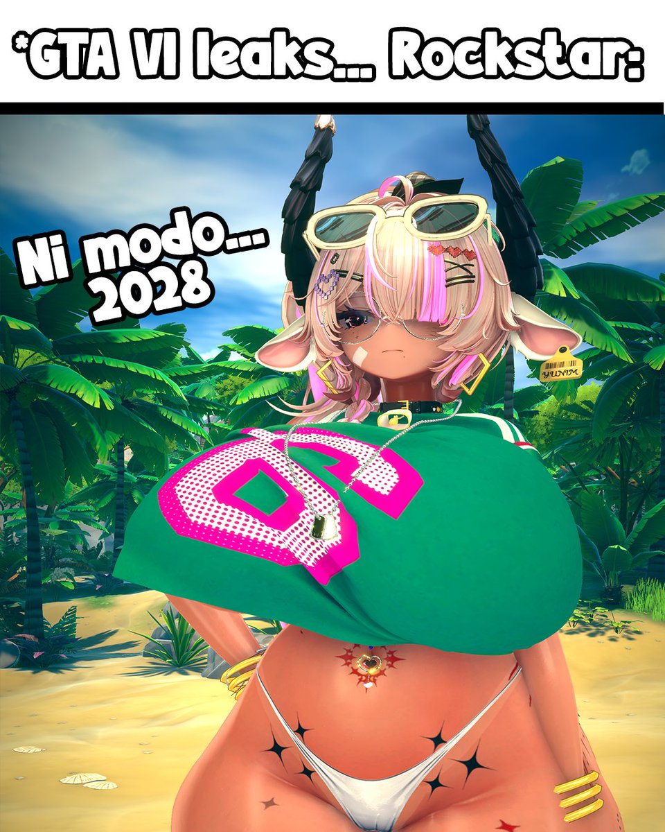 Yunomn_pudding's tweet photo. Salen leaks de GTA VI otra vez, Rockstar en corto: pues nada 2028 será 🤣💥
Se imaginan que mueven la fecha de salida por los leaks? 👻☠👀 https://t.co/yosffslyL6
