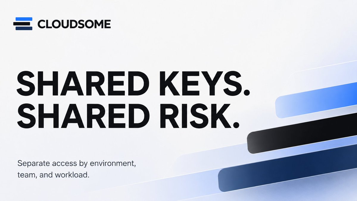 CloudsomeAIHQ's tweet photo. One API key for everything is convenient—until it isn’t.

Separate keys by:
🔹 Environment
🔹Team or service
🔹Budget and rate limit

Then one leak, runaway test, or revocation doesn’t disrupt every workload.

API keys aren’t just credentials.

They’re control boundaries. https://t.co/VE2ext1Bwi