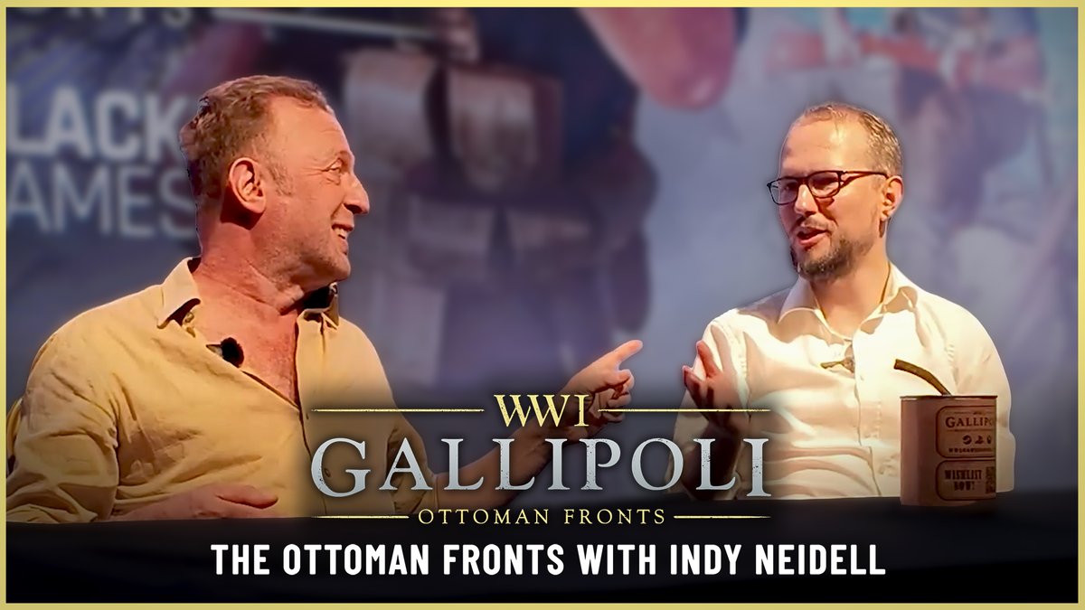 WW1GameSeries's tweet photo. We invited Indy Neidell to the beaches of Gallipoli to talk about, well... Gallipoli! With less than 24 hours until launch, join our conversation about the game, the Ottoman Fronts, and the beautiful location they're at.

Watch here: https://t.co/OwdAagzoz5 https://t.co/kR99mRaOui