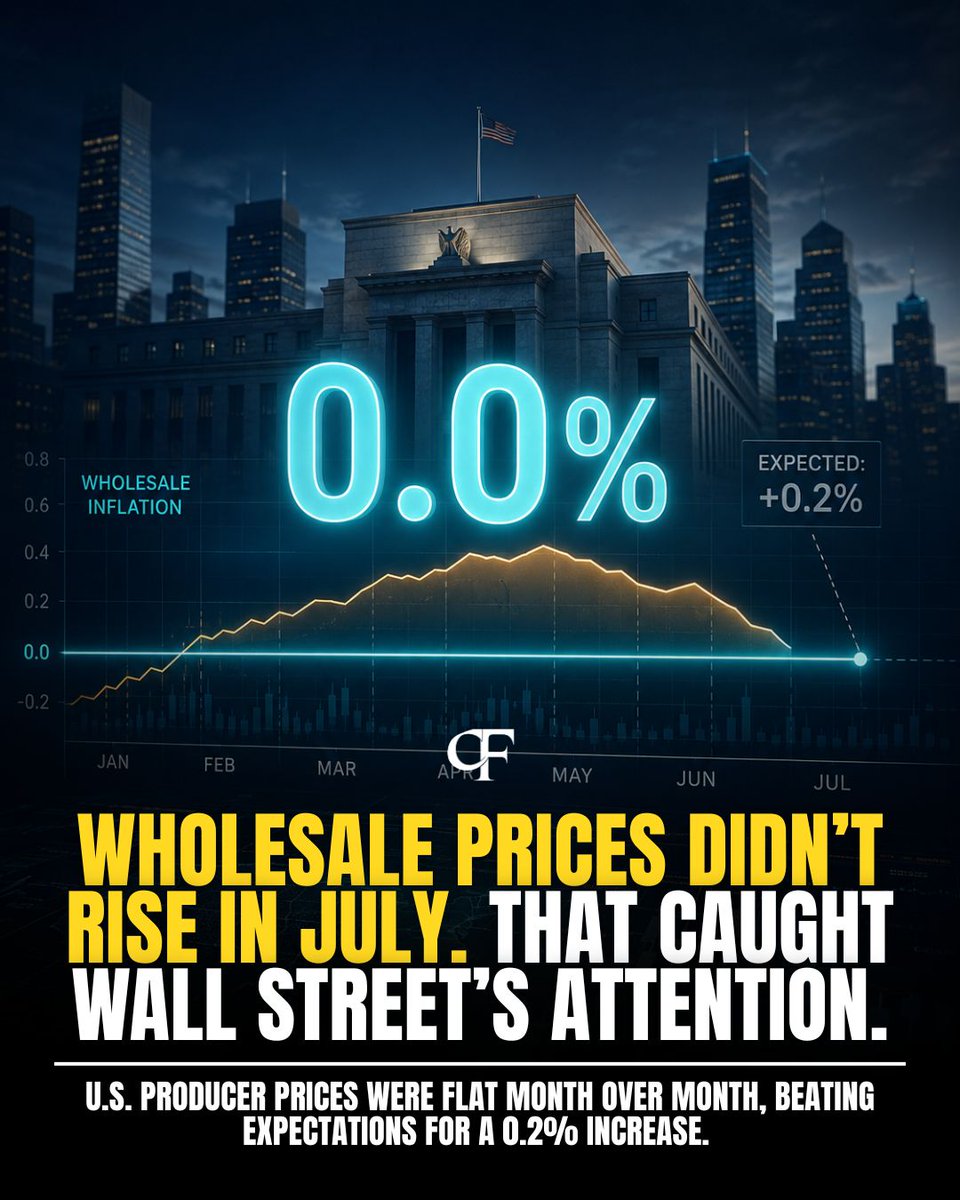 cole_flynn_'s tweet photo. Inflation showed signs of cooling in July, giving markets a little breathing room. One report doesn’t make a trend, but it’s a positive signal worth watching—especially for interest rates, borrowing costs, and investors.

@FlynnZito

#Inflation #Investing #Economy #MarketUpdate https://t.co/vAZVGuLxEf