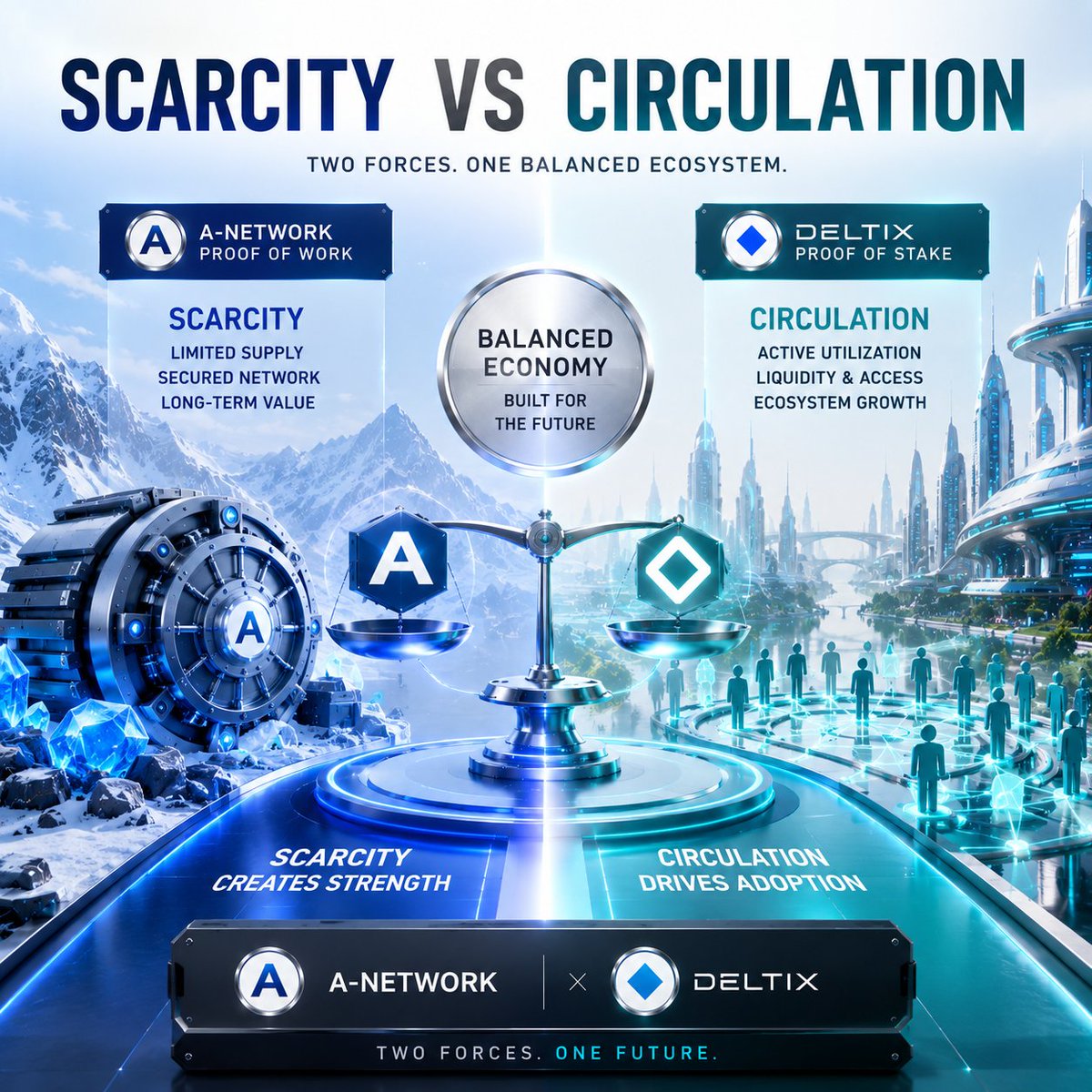 NexaANetwork's tweet photo. Scarcity can create strength.

Participation can drive adoption.

A-Network and Deltix represent different mechanisms — but their strategic alliance shows how different strengths can complement each other. ⚡

@ANetworkLLC @DeltixOfficial
#ANetwork #ANet #wANet #DLTX #wDLTX https://t.co/jXas6bewwa