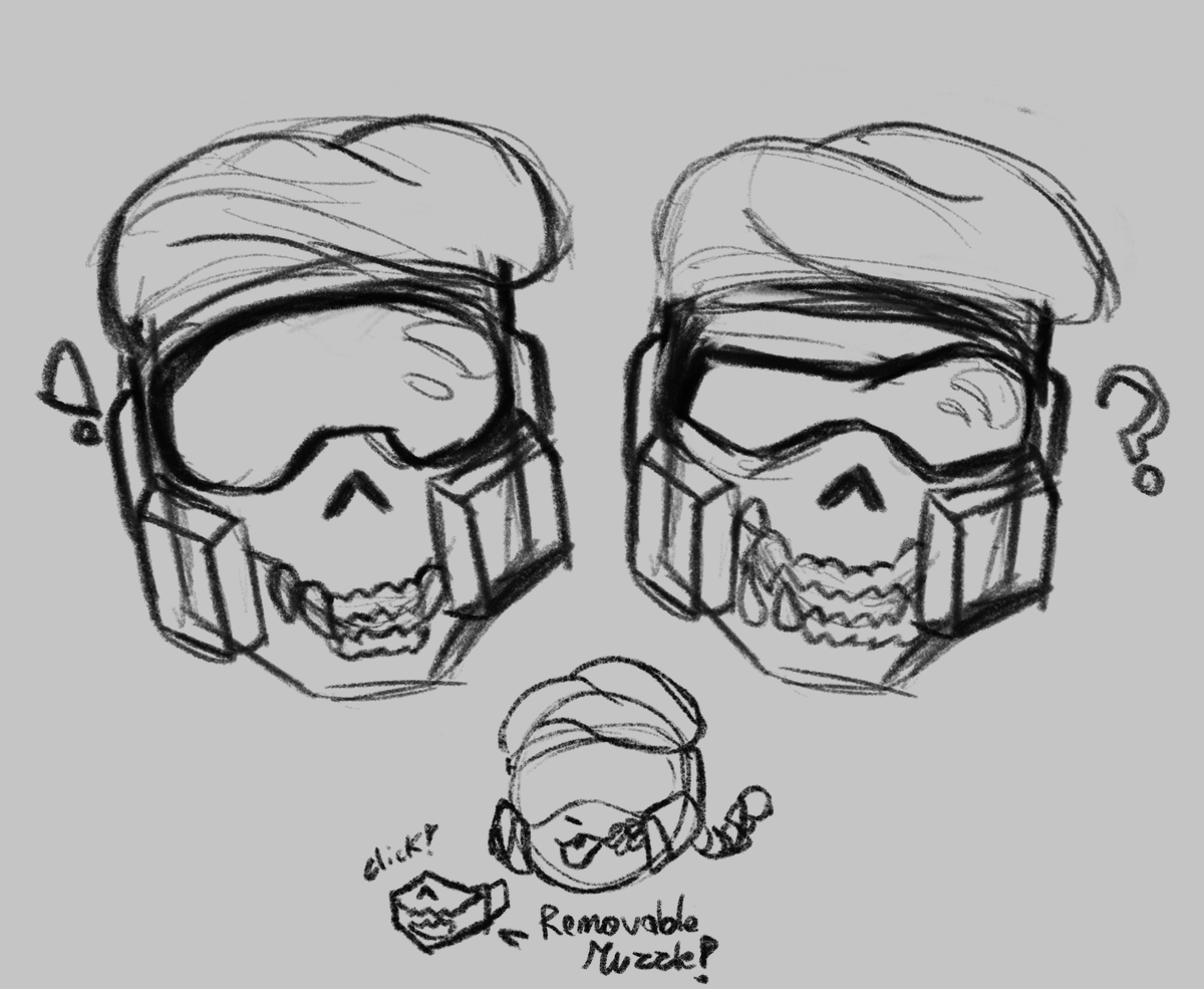 mspipu's tweet photo. i like to mess around w the visor expression
also i had the silly idea of the helmet having a 'muzzle' they can remove LSDJK
#helldivers2art https://t.co/K9H9AGI2j2