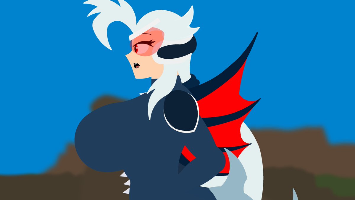 Enchant93812075's tweet photo. Kaiju Girls: Gigan licking Megalon's sweaty abs (lucky) character from @GirlsKaiju Webcomic #kaijugirls #gijinka https://t.co/YOXCyTBf7l
