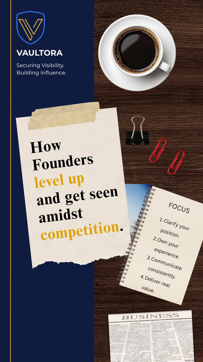 Vaultoura's tweet photo. Replicable budiness models are not your unique offerings. 

Take your top 3 competitors
What do they offer?
How do they communicate it?
What experience do they create?

Find the one thing you do, communicate or deliver in a way they don't.
You've just found what your brand needs https://t.co/eOBadMUMIq
