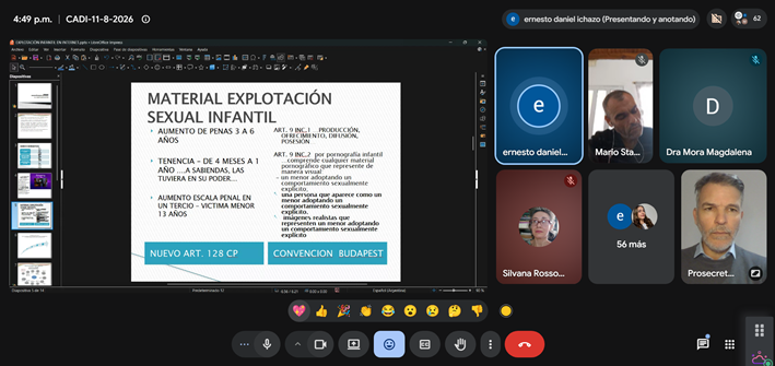 batista1088's tweet photo. 🤖Un gusto haber contado en nuestro ciclo Clases Abiertas de Derecho Informático #CADI de la FCJyS de la @UNLP  con la participación del Fiscal Daniel ICHAZO | @danielichazo7  sobre Grooming y otras situaciones similares. https://t.co/PG2gwSYrsZ