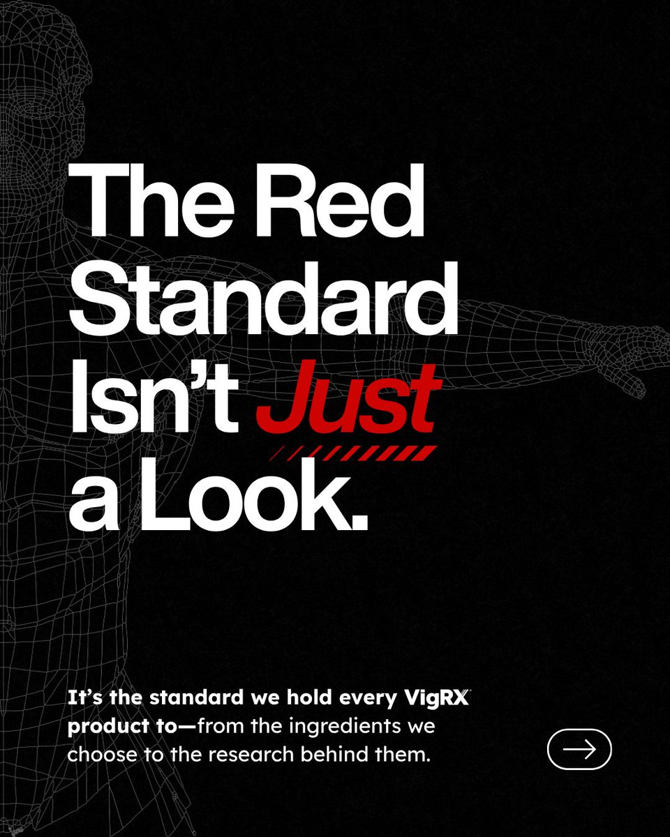 TryVigRX's tweet photo. The Red Standard is our commitment to creating sexual wellness products with premium, clinically studied ingredients, routines that support long-term wellness, and formulas backed by research, not empty promises.

#VigRX #TheRedStandard #MensHealth #MensWellness #SexualWellness https://t.co/LuN7ow7jwp