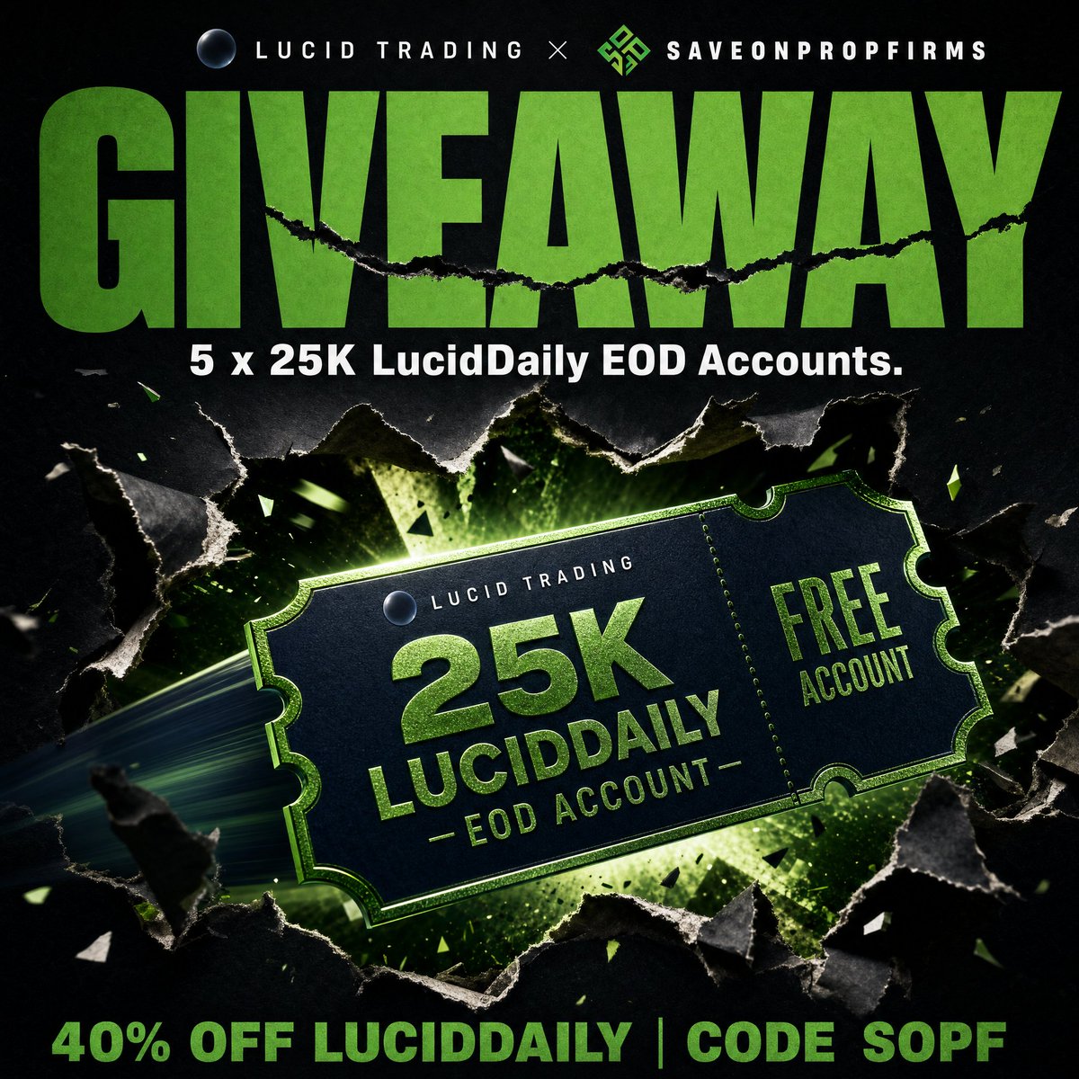saveonpropfirms's tweet photo. POV: it's August and you're payoutmaxxing on a daily payout account you didn't even pay for

We linked up with Lucid Trading to give away 5 x 25K LucidDaily EOD accounts

Funniest AJ or LEO payoutmaxxing meme in the replies gets bonus luck

Dropping in the Discord now. https://t.co/qs2ImDCDa4