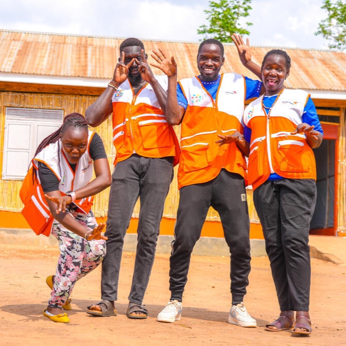WorldVisionUSA's tweet photo. Putting the HUMAN in humanitarian. Exhibit A: our staff.🧡 

They go to some of the toughest places, do some seriously important work…and clearly have a little fun along the way.

Happy #WorldHumanitarianDay to the humans behind the mission. https://t.co/bhsavAELOc
